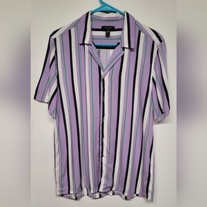 New Look Men's Short Sleeve Button Down Shirt S